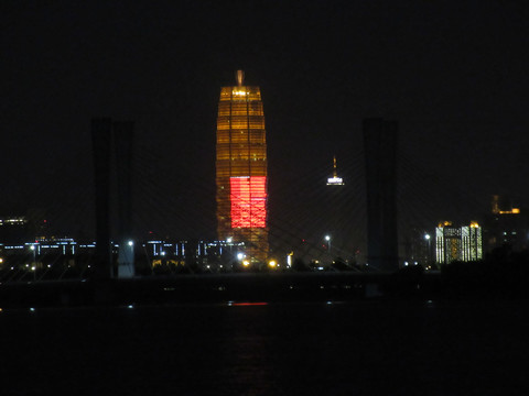 北龙湖远眺CBD夜景