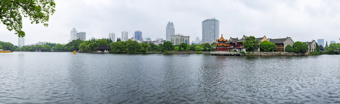 宁波月湖公园全景