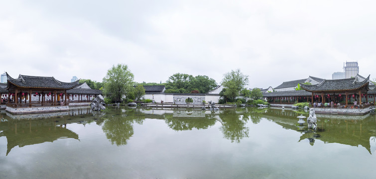 宁波月湖公园全景