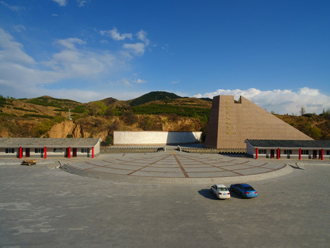 航拍平型关大捷遗址