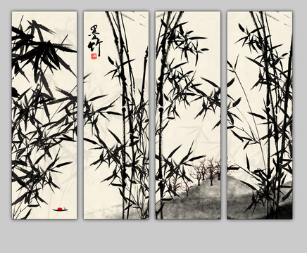 國(guó)畫竹子