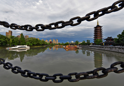 水晶天下的淮安里运河清江浦景区