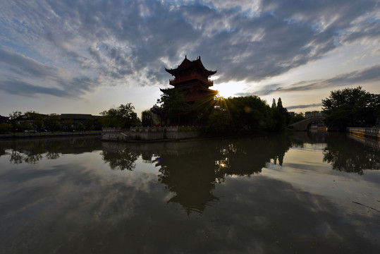 水晶天下的淮安里运河清江浦景区