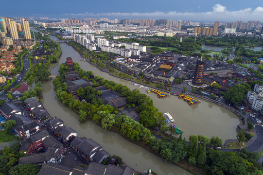 水晶天下的淮安里运河清江浦景区