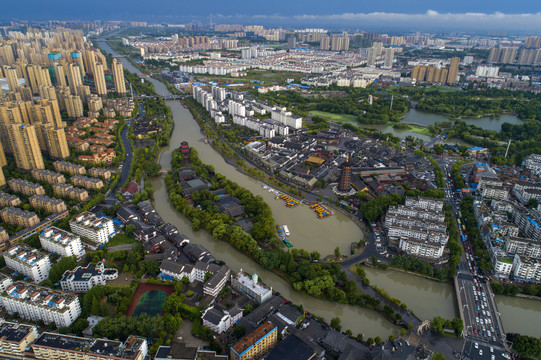 水晶天下的淮安里运河清江浦景区