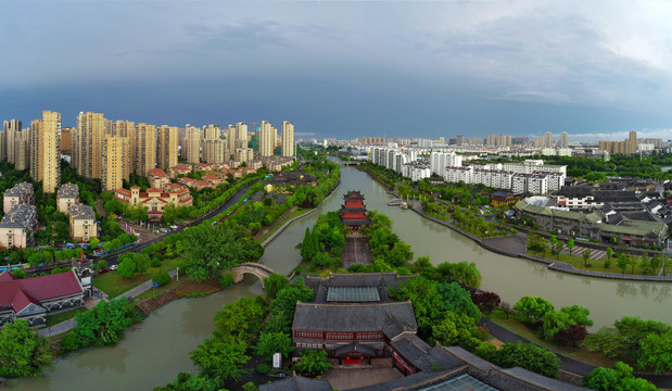 水晶天下的淮安里运河清江浦景区