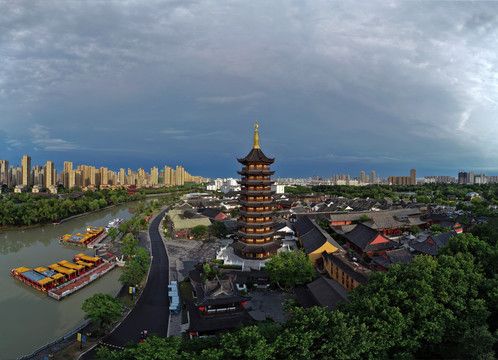 水晶天下的淮安里運河清江浦景區