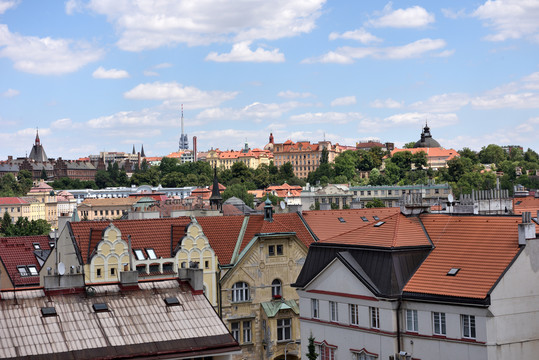 俯瞰布拉格老城