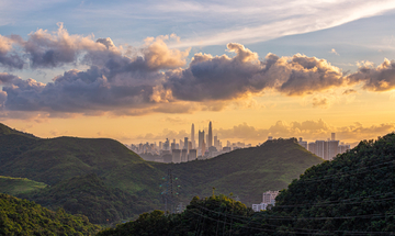 黄昏的城市