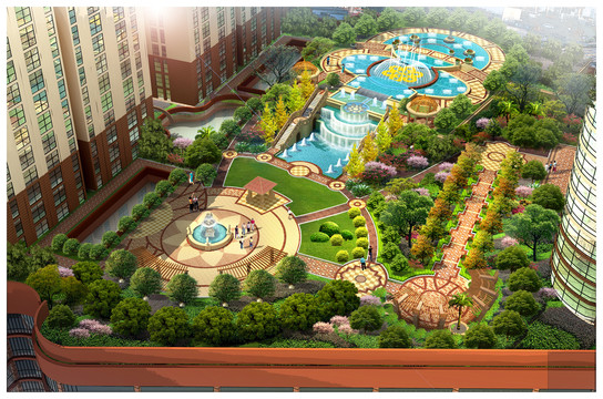 大型屋頂花園