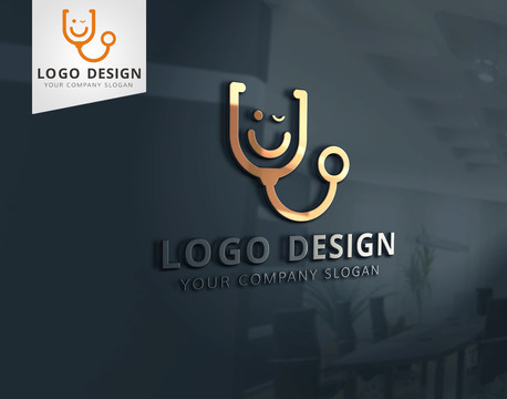 診所診療微笑logo