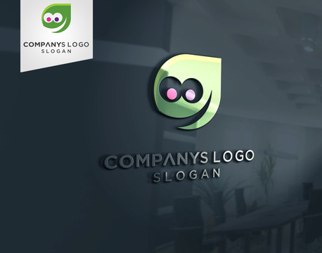 卡通笑臉便利店logo