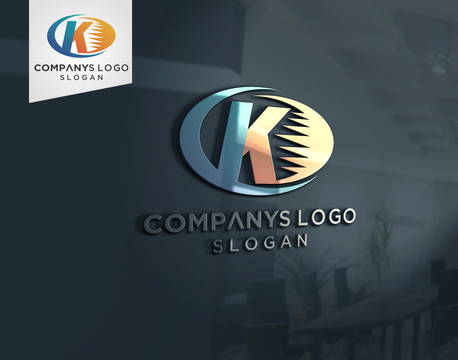 英文K品牌logo