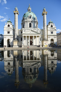 奥地利维也纳卡尔教堂