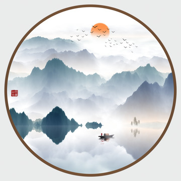 水墨山水