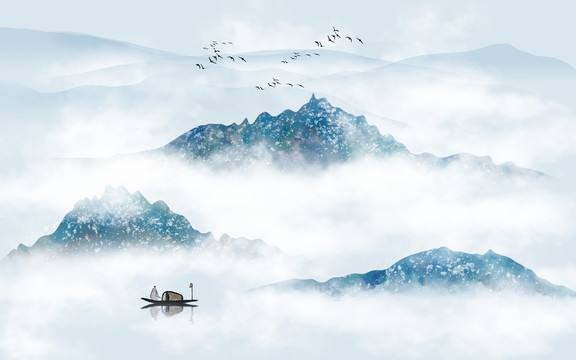 云霧山水