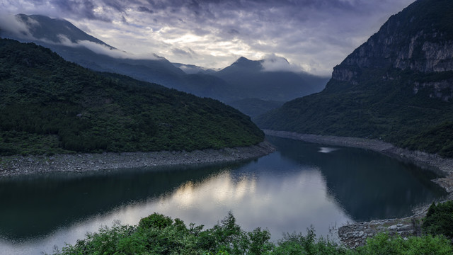 涪江六峡风光