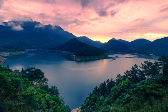 涪江六峡风光