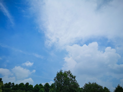 高清摄影素材蓝天白云背景