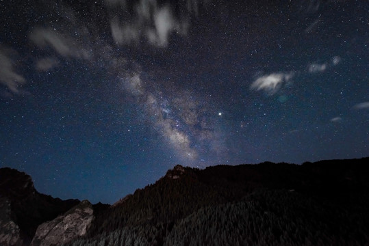 夜晚的星空