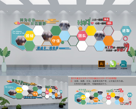 企業(yè)文化墻員工風采