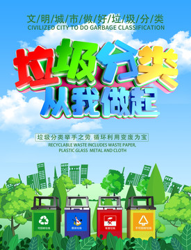 文明城市垃圾分類