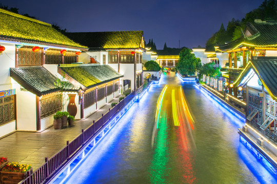 南京水街夜景