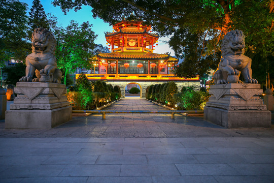 揭阳进贤门夜景