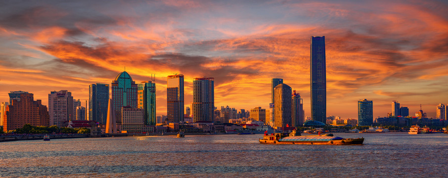 北外滩白玉兰广场全景