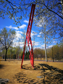 朝阳公园雕塑