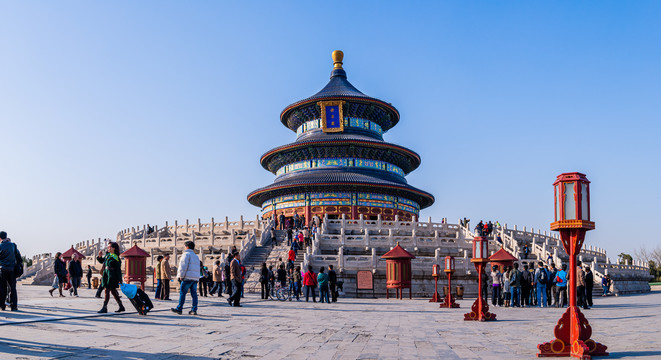 天坛祈年殿全景图