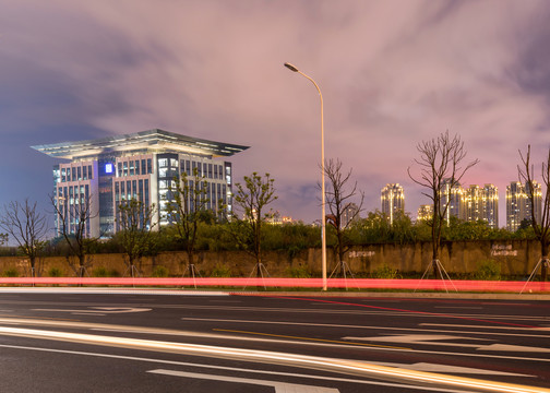 福州市图书馆夜景