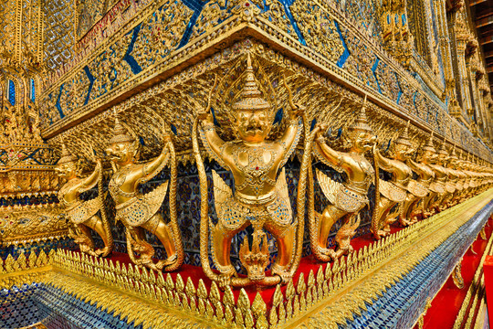 泰国曼谷大皇宫雕塑