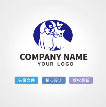 宠物猫狗logo