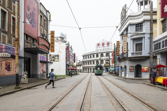 老上海街景