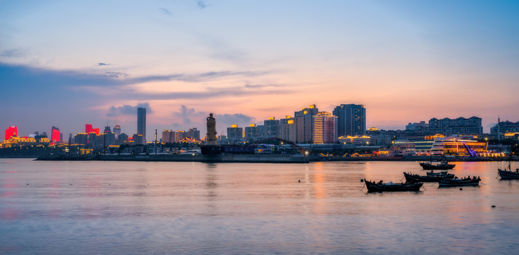 青岛麦岛夜景