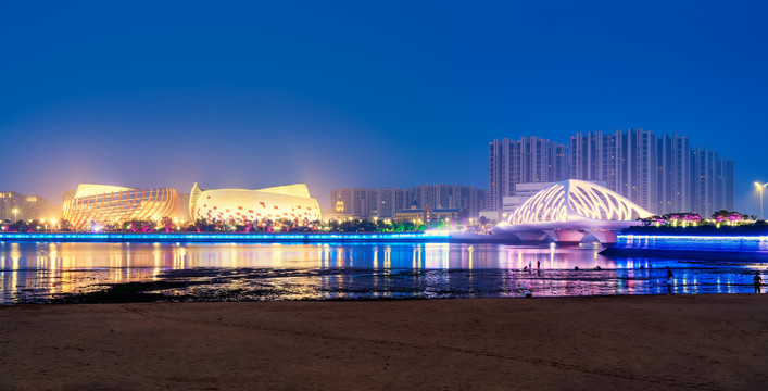 青岛星光岛夜景