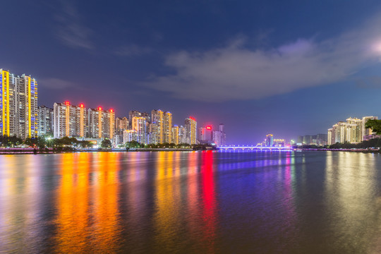 揭阳榕江城市夜景