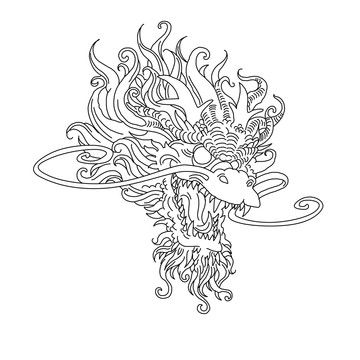 龍圖案