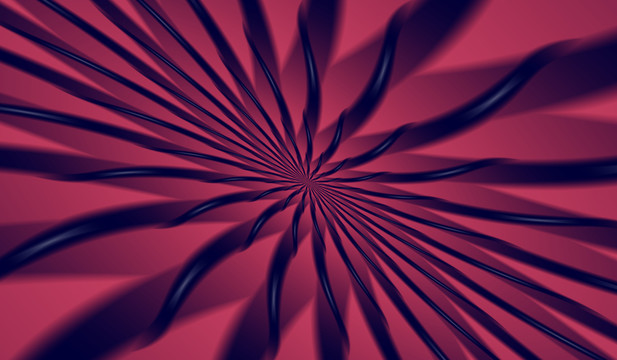 黑色頭發(fā)放射