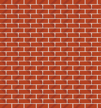 红色斜纹砖墙