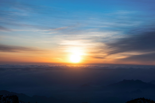 夕阳天空