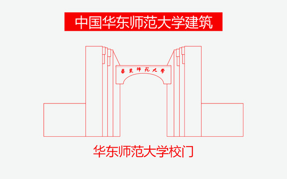 华东师范大学校门