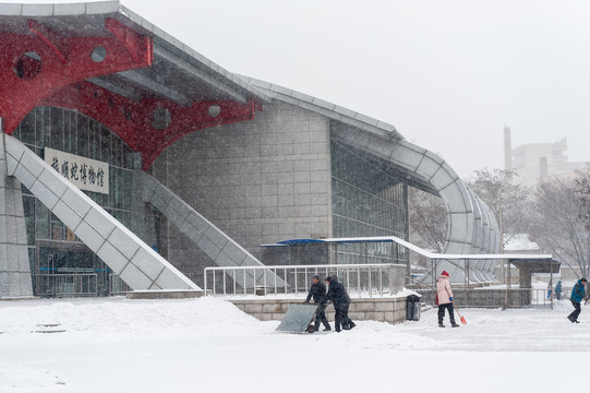 冰雪旅顺口风光