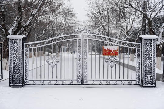 冰雪旅顺口风光