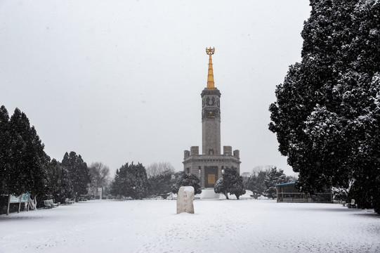 冰雪旅顺口风光