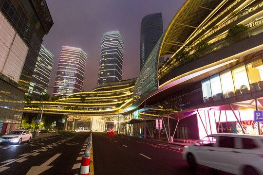 江苏苏州城市夜景