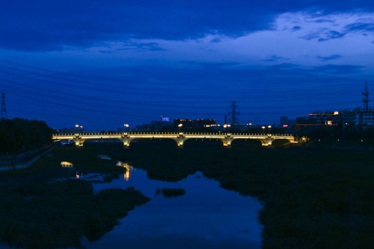 伊通河夜景