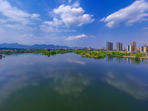 浙江浦江县金狮湖金狮岭水库