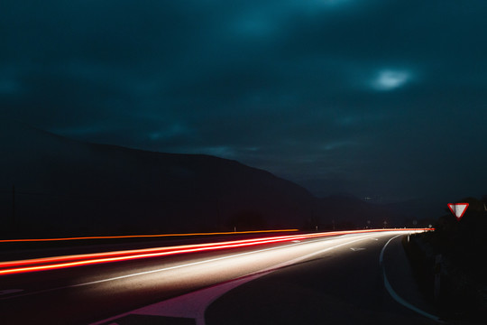 道路夜景